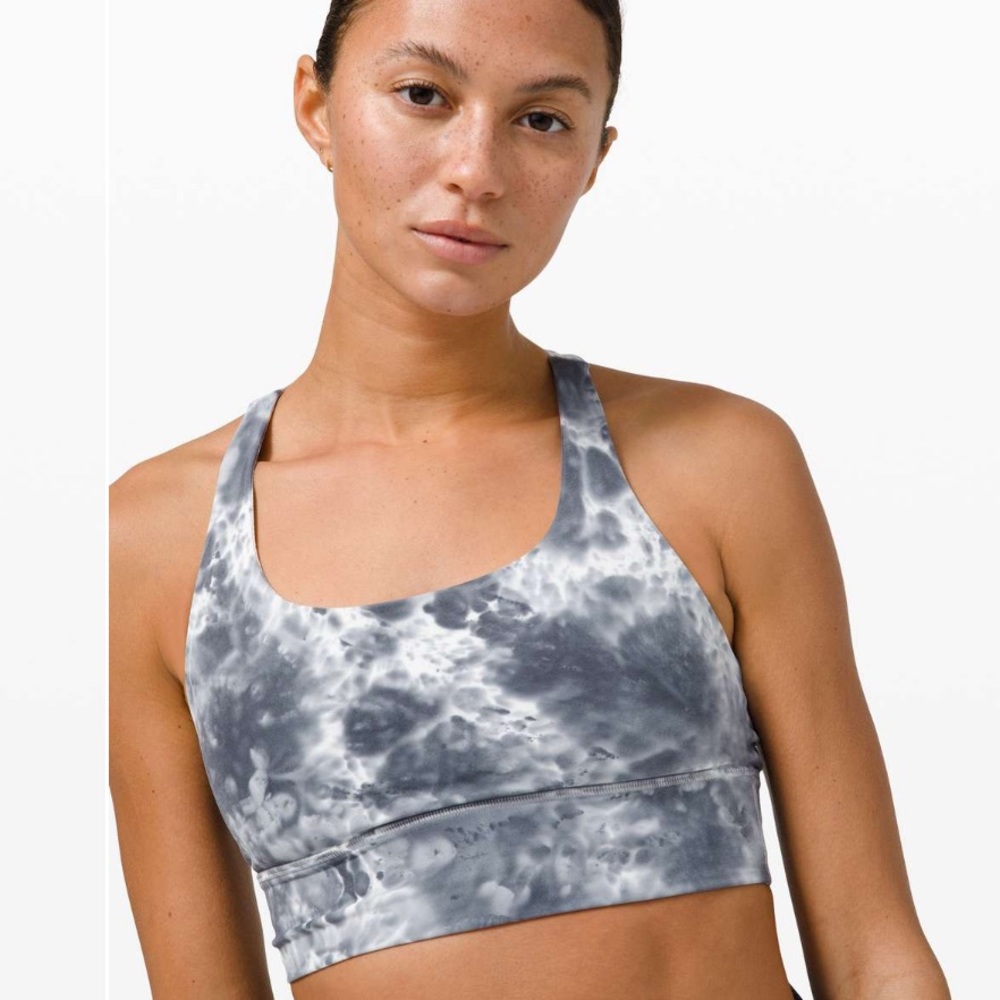 Lululemon Energy Bra Long Line Tie Dye Size 4
